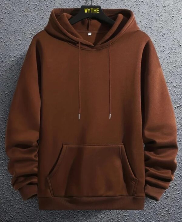 Unisex Solid Pullover Hoodie