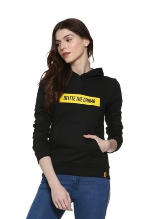 Women Full Sleeve Printed Hoodie