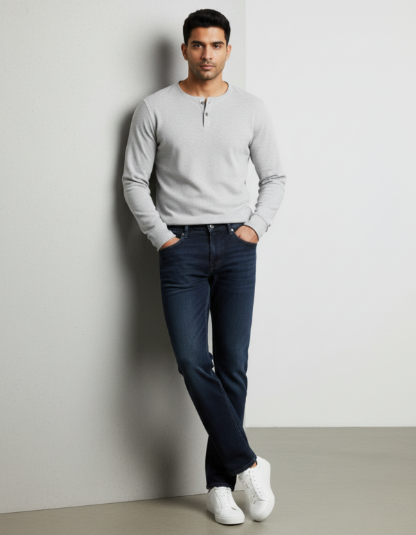 Killer men's black denim jeans