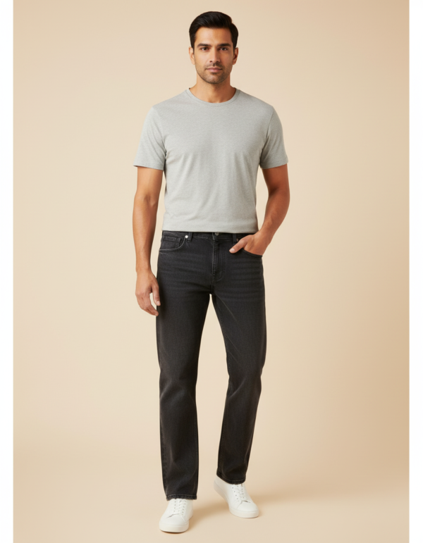 Levi's Men's Black Slim Fit Mid Rise Jeans